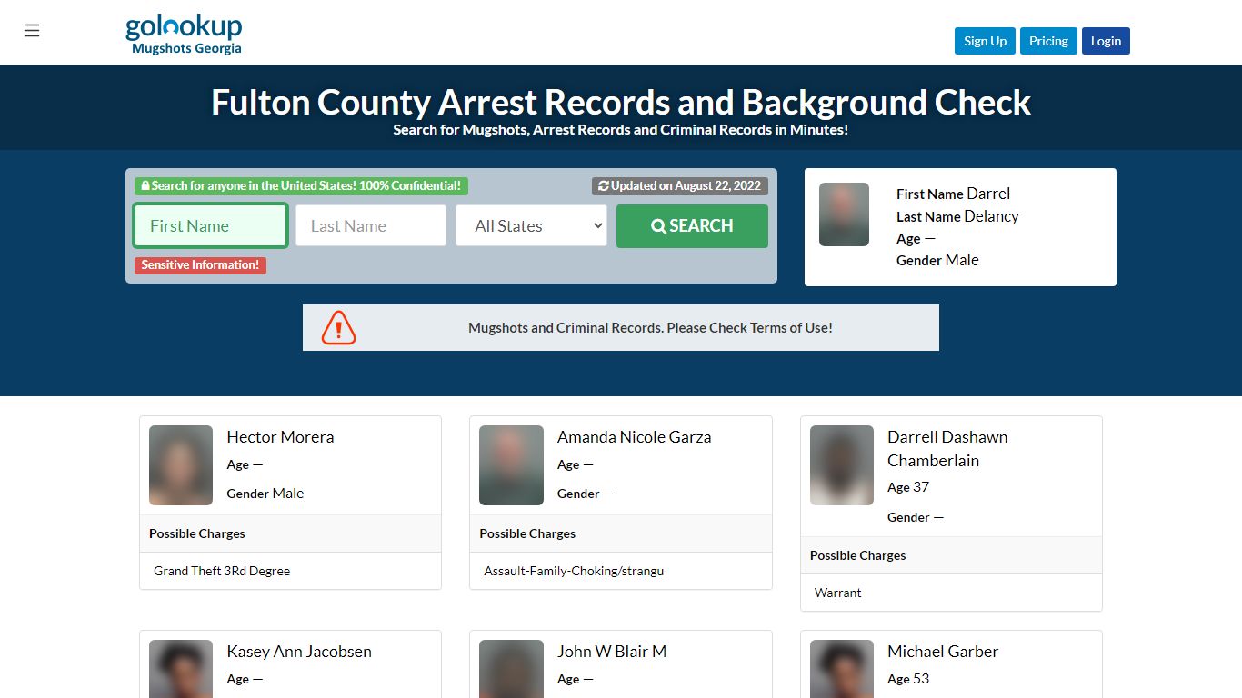 Fulton County Mugshots, Fulton County Arrest Records - GoLookUp
