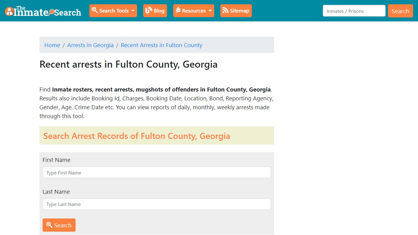 Recent arrests in Fulton County, Georgia | Mugshots, Rosters, Inmates ...